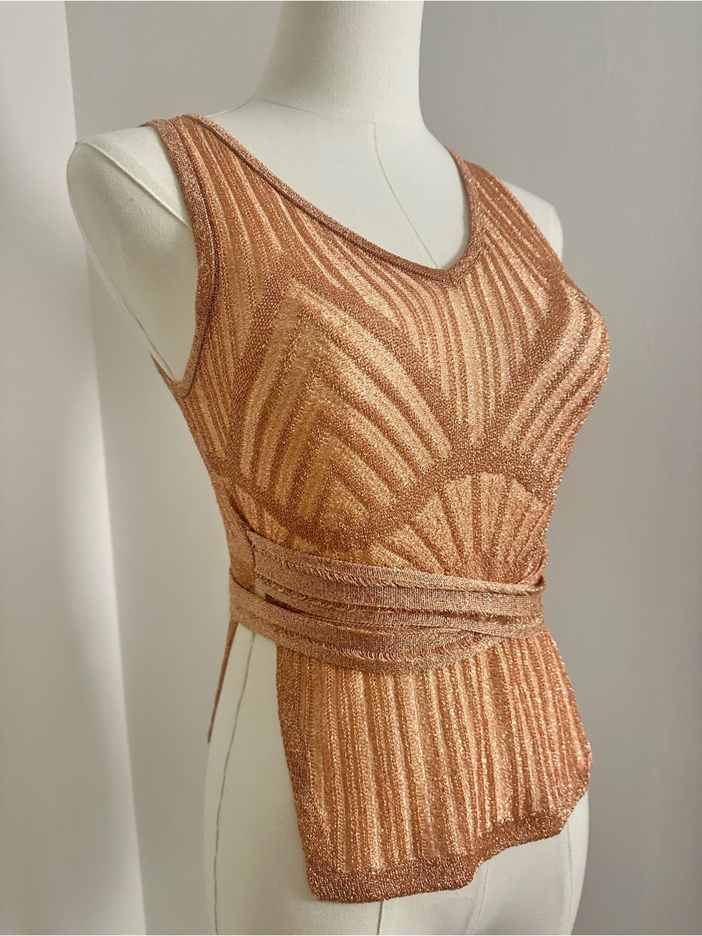 Missoni Shimmery Copper Knit top - Picture 5 of 12